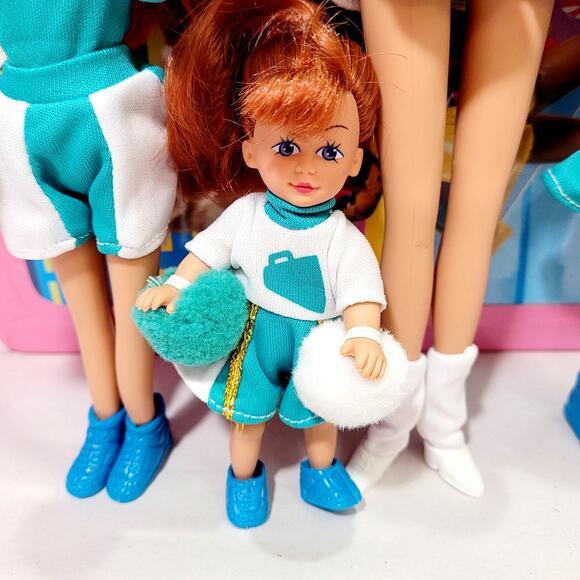 VTG 1997 Kid Kore Kelsey Varsity Cheerleader Dolls Katie Jodi Lot Barbie Clone - Picture 2 of 6